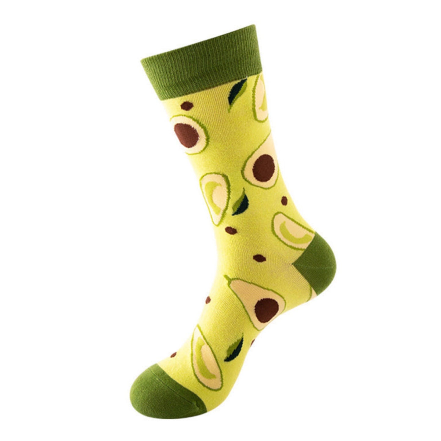 Mid-Calf Fruit Patterned Socks