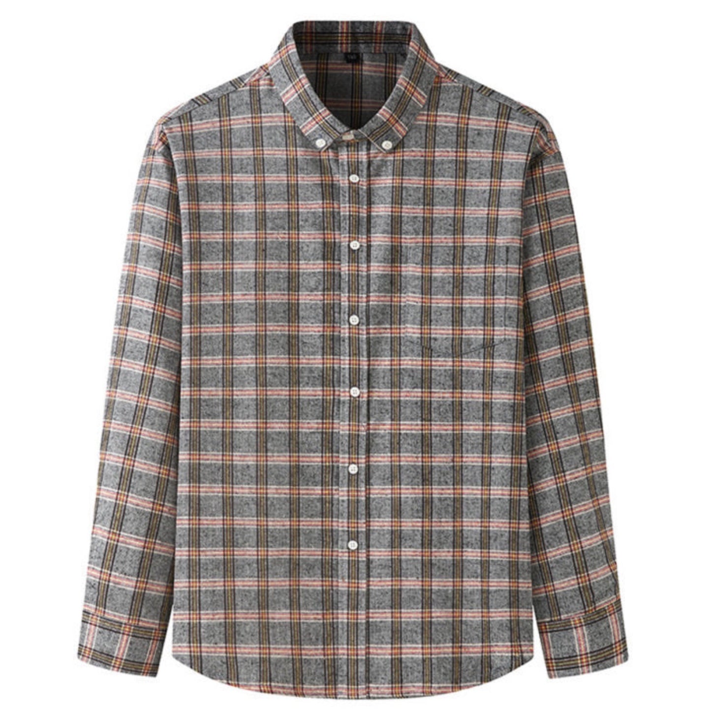 Long Sleeve Plaid Button Up Shirt