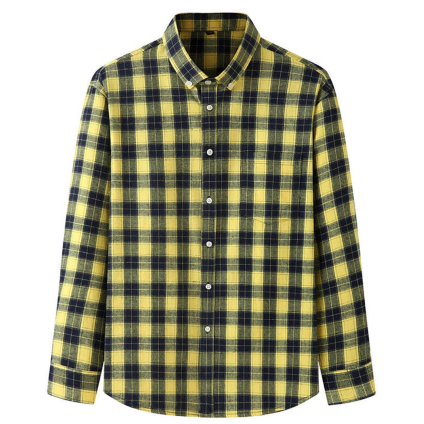 Long Sleeve Plaid Button Up Shirt