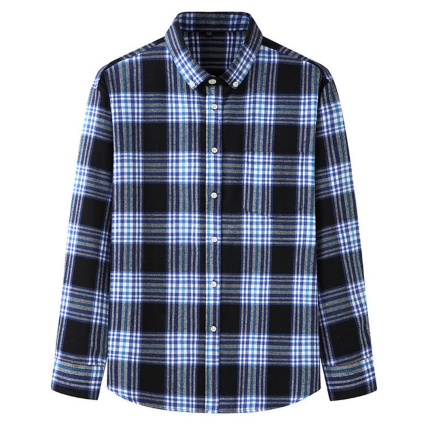 Long Sleeve Plaid Button Up Shirt