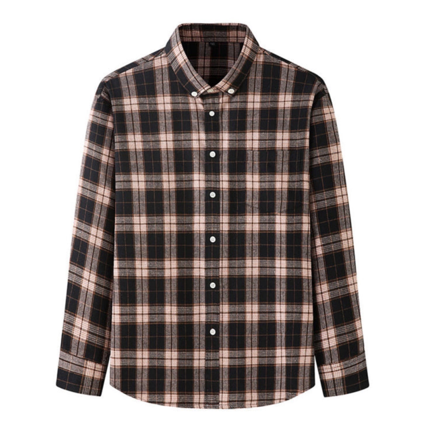 Long Sleeve Plaid Button Up Shirt