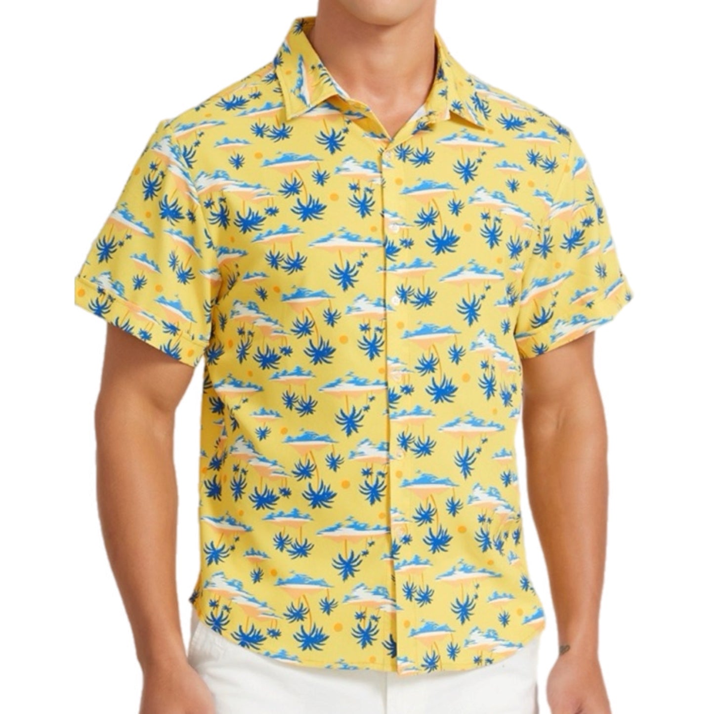 Hawaiian Short Sleeve Button Up Shirt