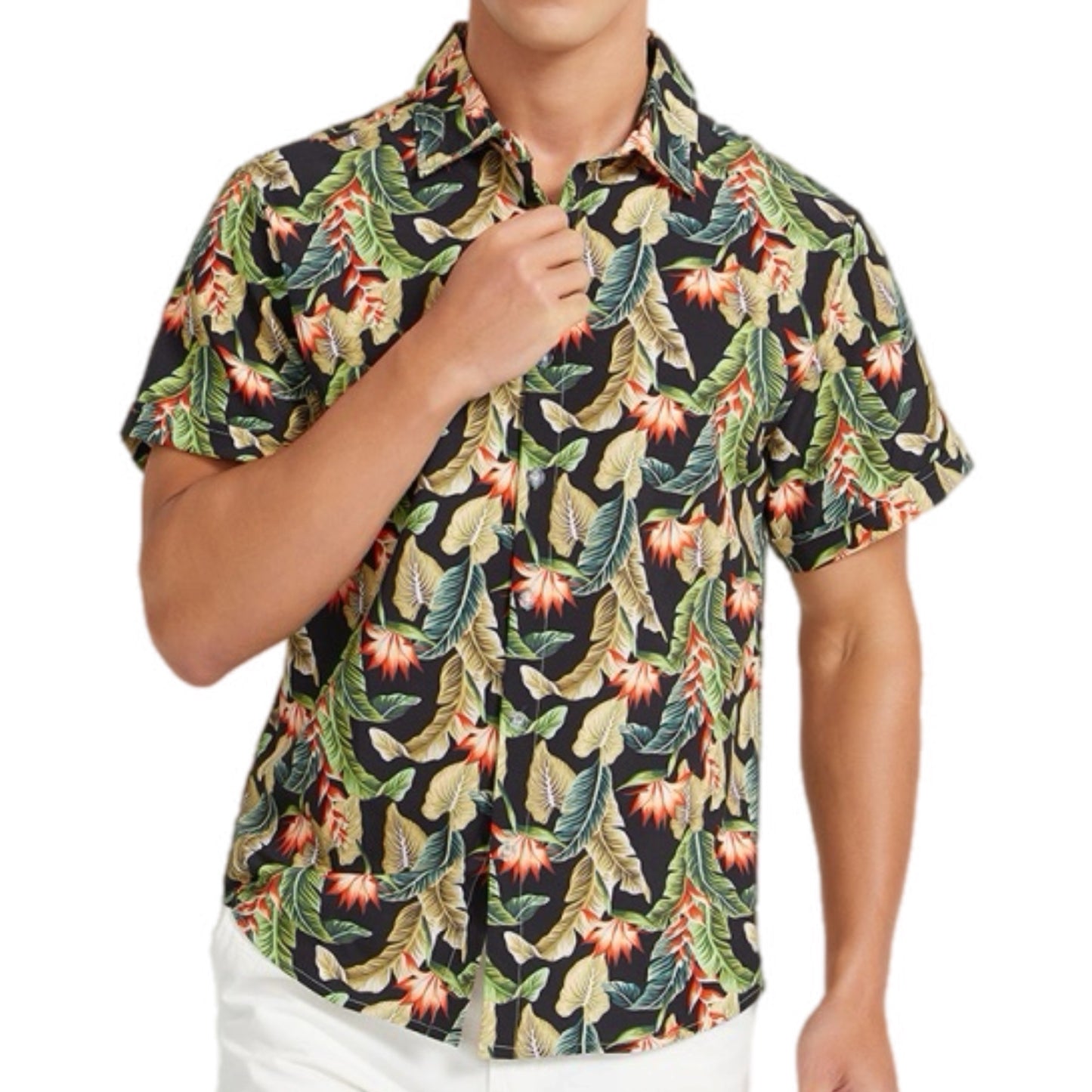 Hawaiian Short Sleeve Button Up Shirt