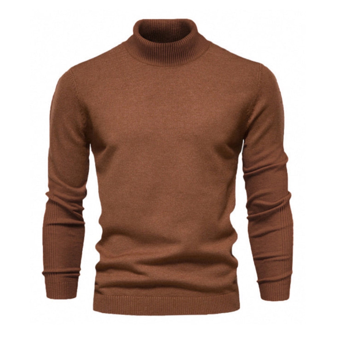 Knit Long Sleeve Turtle Neck Shirt