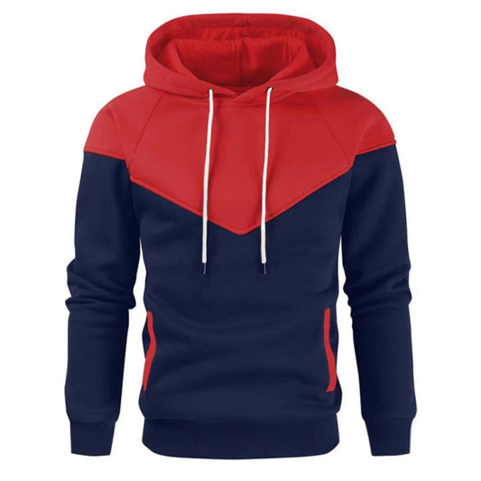 Contrast Color Hoodie