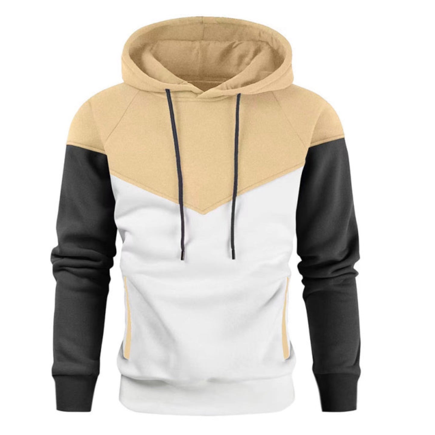 Contrast Color Hoodie