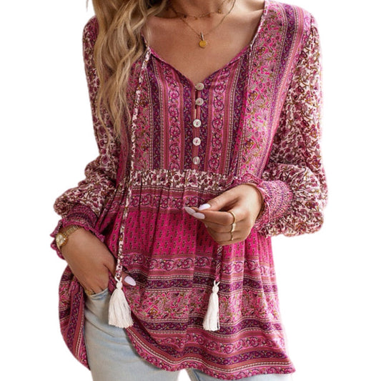 Floral Long Sleeve Top