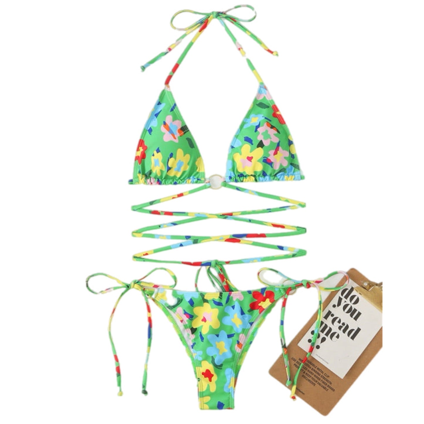 Wrap Floral Bikini