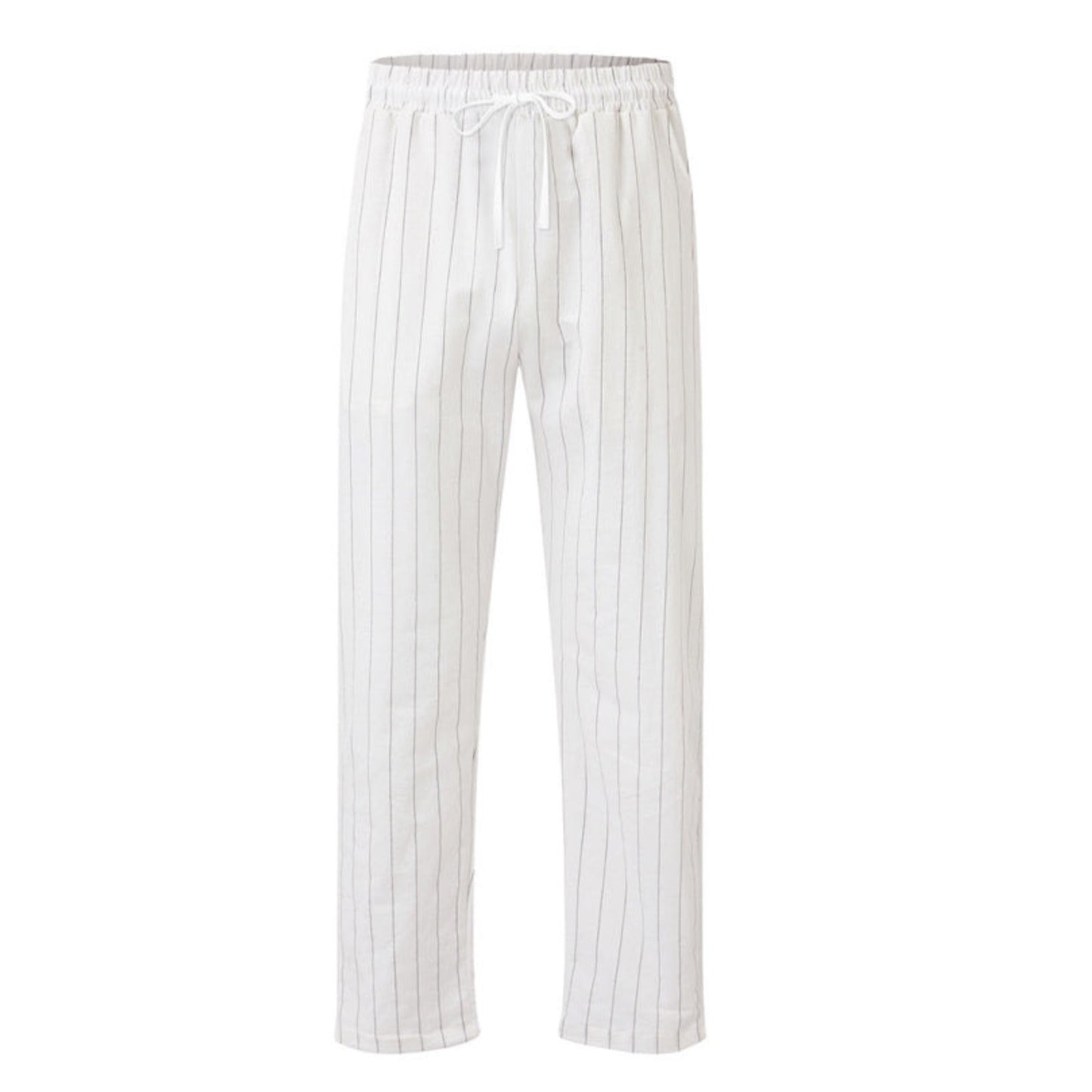 Loose Striped Tie Waist Pants