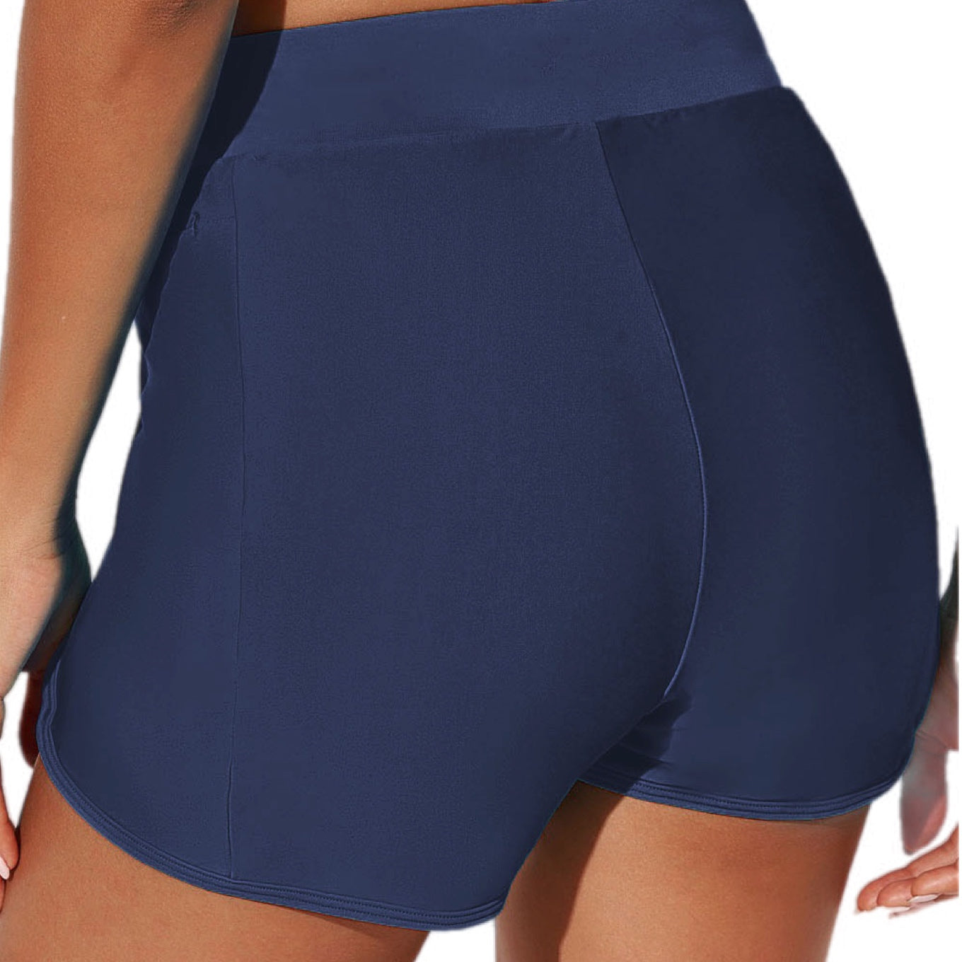 Drawstring Swim Shorts With Pockets