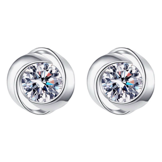 Moissanite Stud Earrings