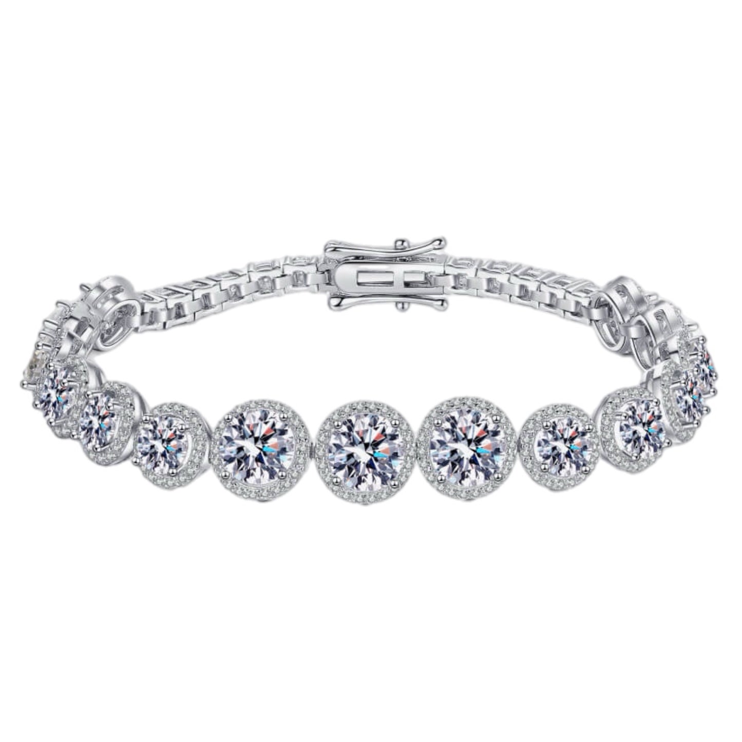 10.4 Carat Moissanite Bracelet