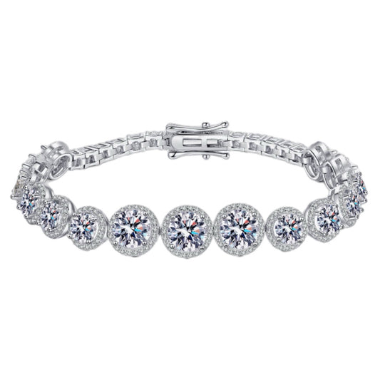 10.4 Carat Moissanite Bracelet