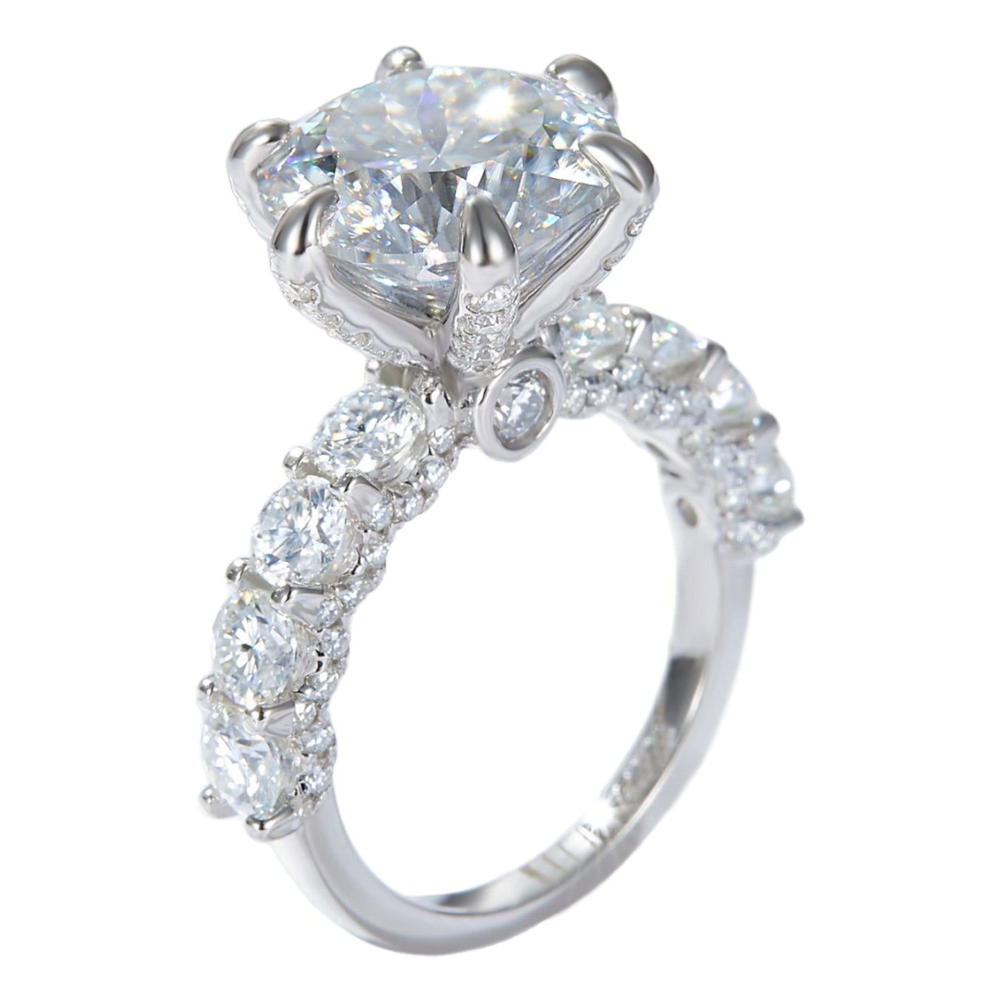 3-Carat Moissanite Ring