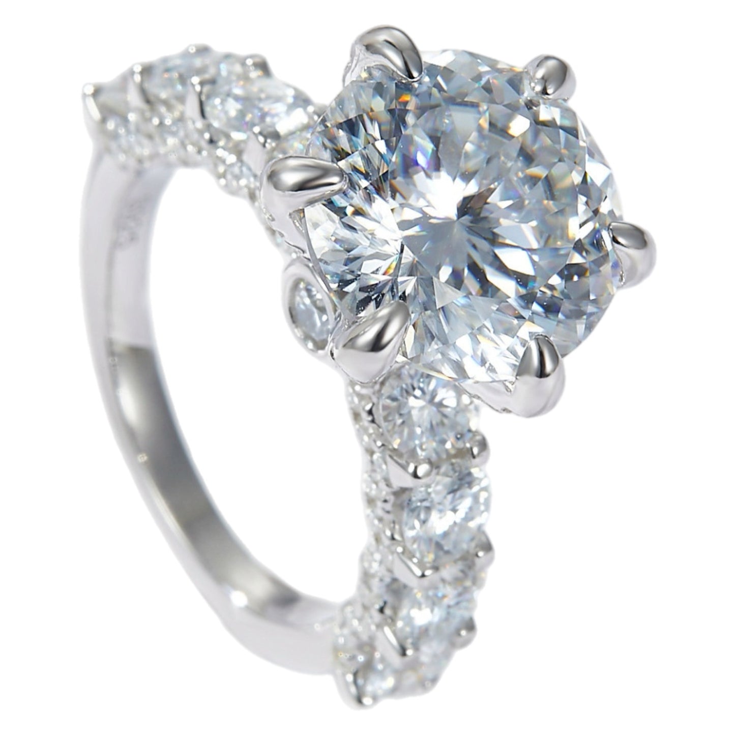 3-Carat Moissanite Ring