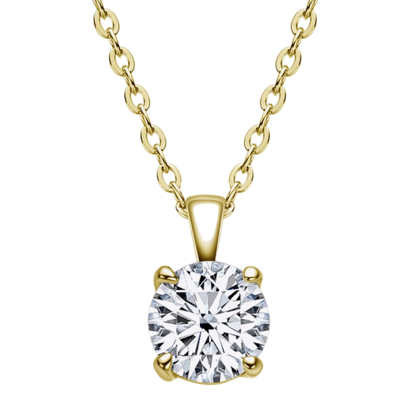 1 Carat Moissanite Necklace