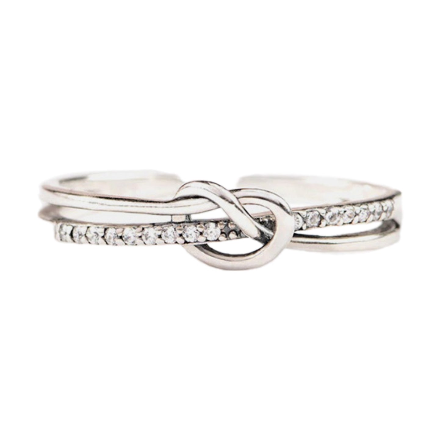 Double-Layered Knot Ring