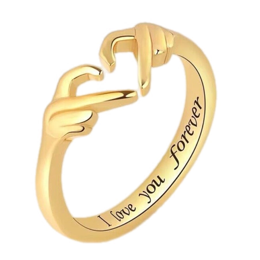 The Eternal Promise Hand Clasp Ring