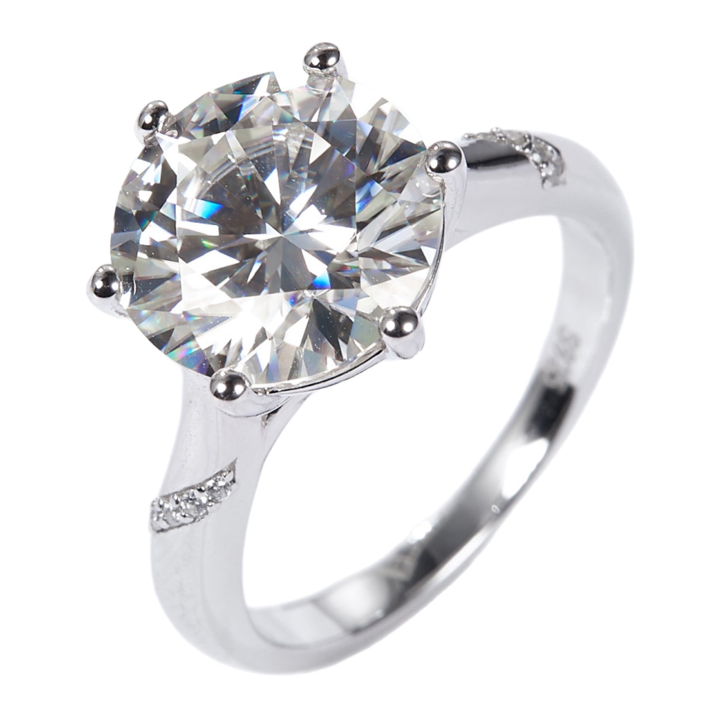 5 Carat Moissanite Ring