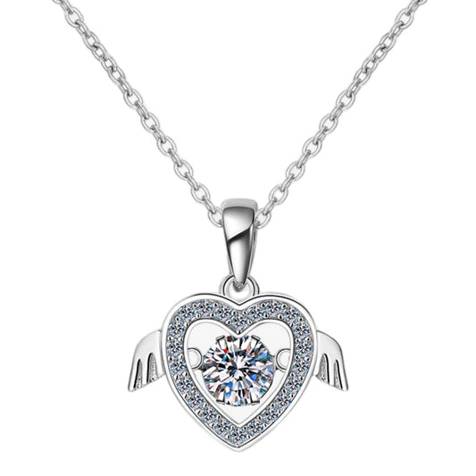 Cherished Heart Moissanite Love Necklace