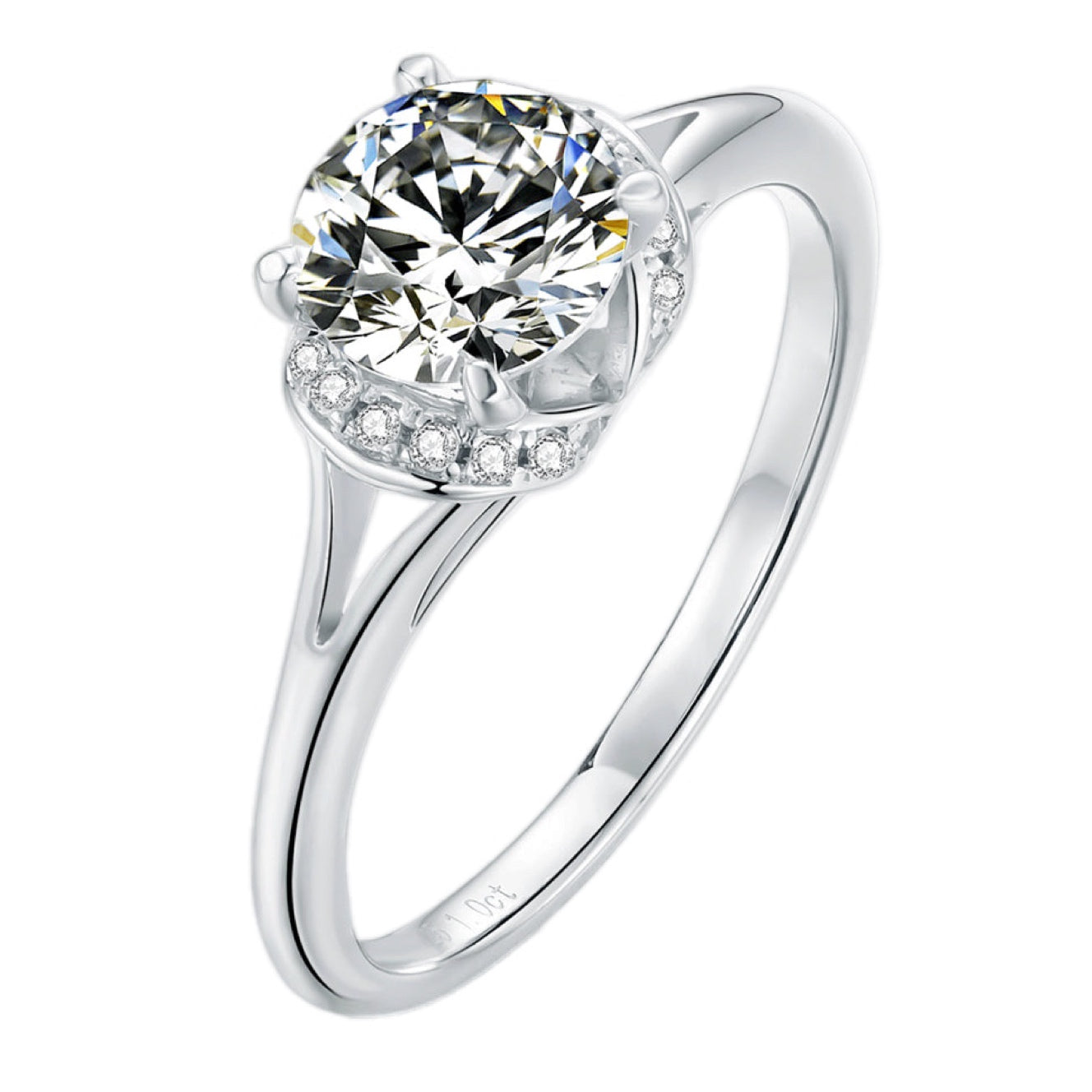 Eternal Brilliance Moissanite Engagement Ring