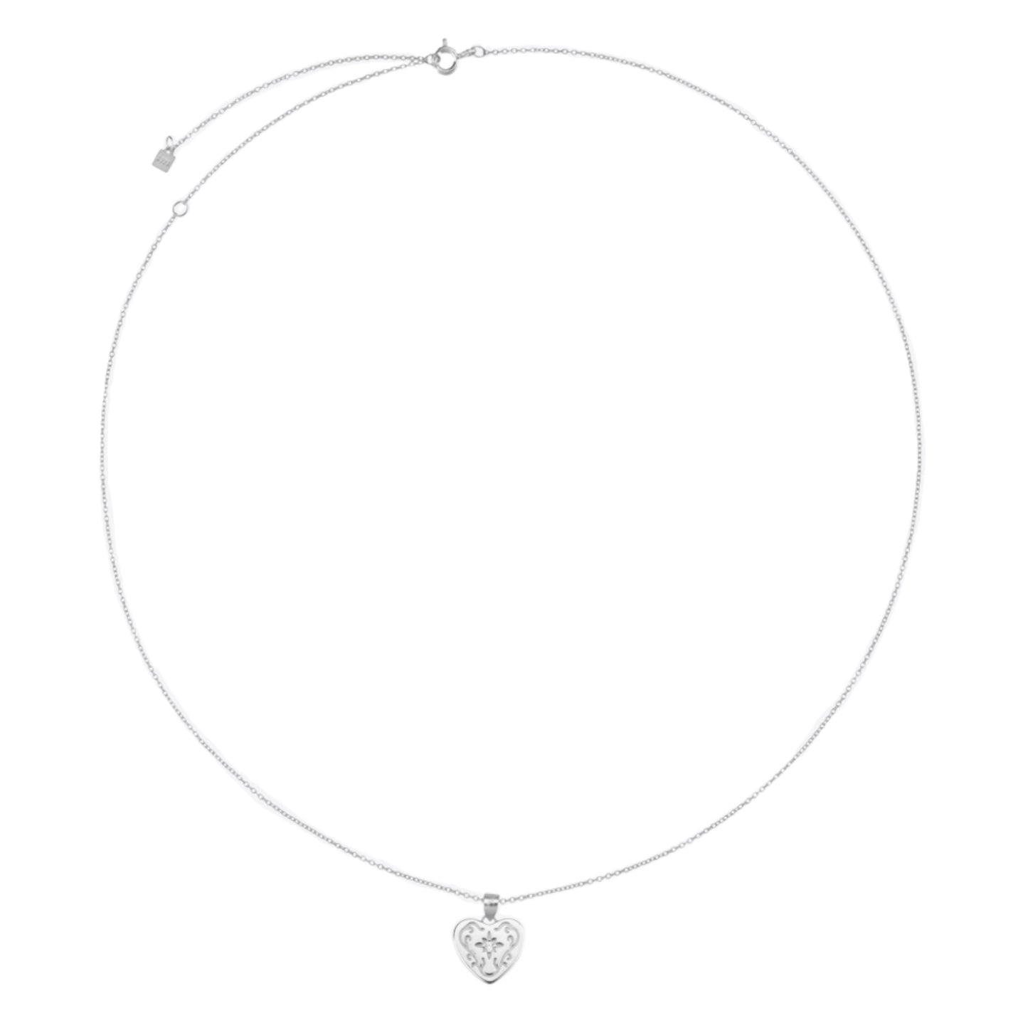 Heart Sterling Silver Necklace