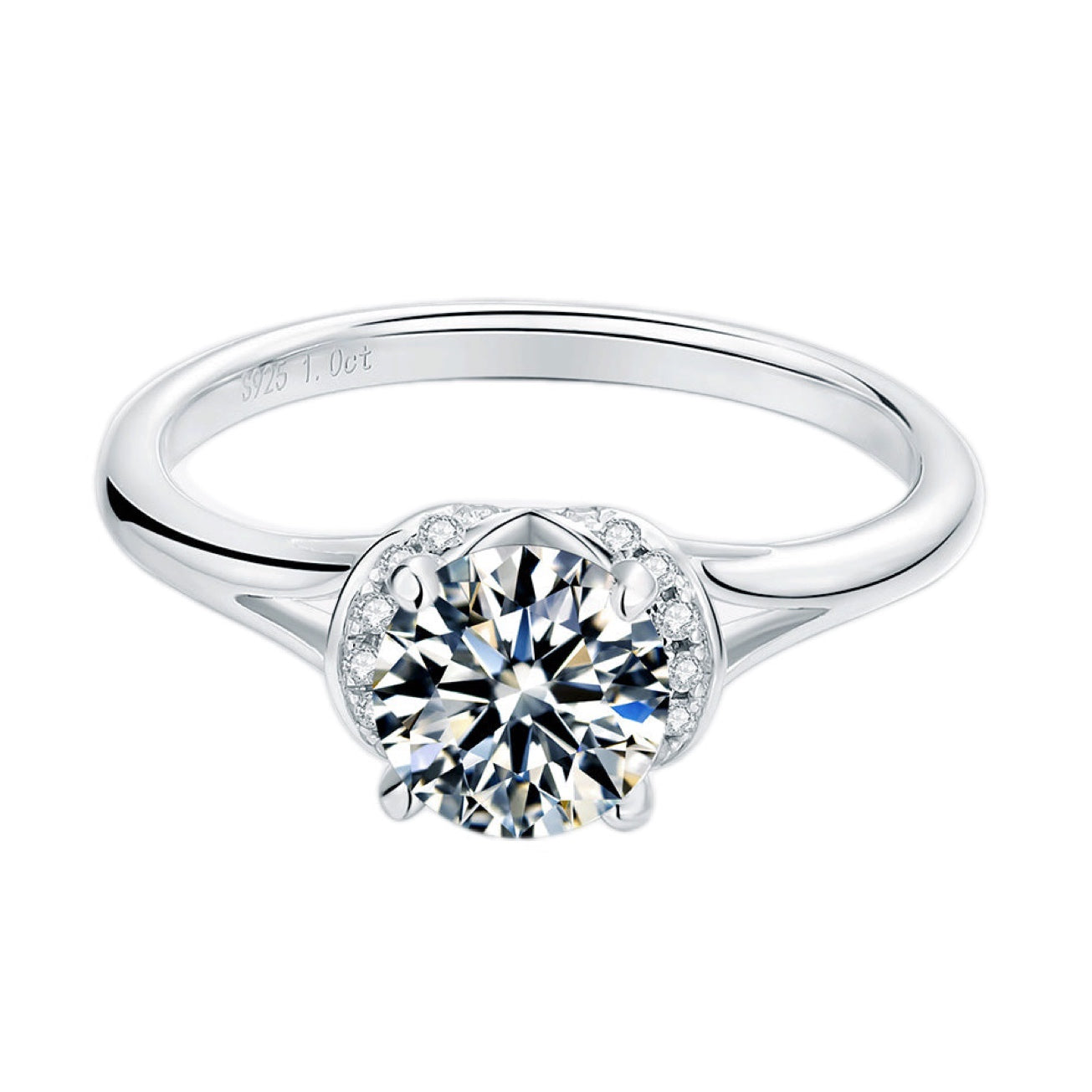 Eternal Brilliance Moissanite Engagement Ring