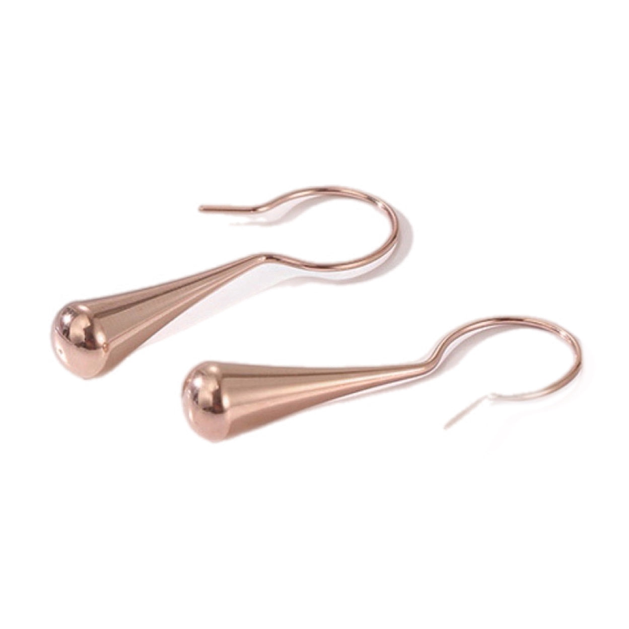 Sleek Geometric Droplet Earrings