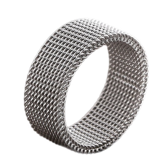 Weave Stainless Steel Ring