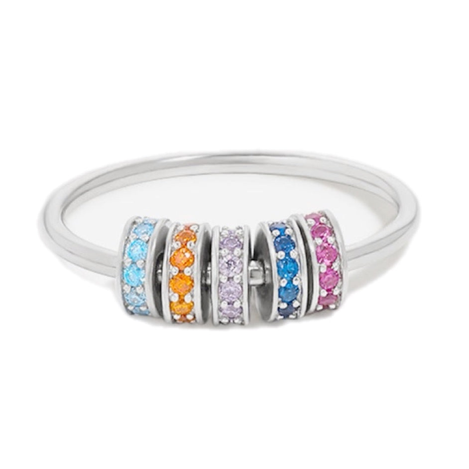 Glitz Spinner Zirconia Band