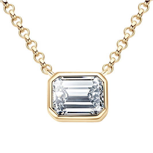 Golden Embrace 1 Carat Moissanite Pendant