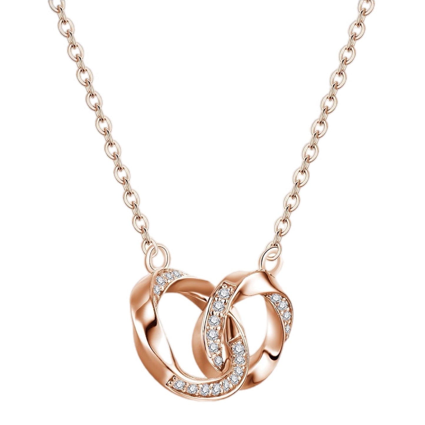 Eternal Embrace Moissanite Necklace