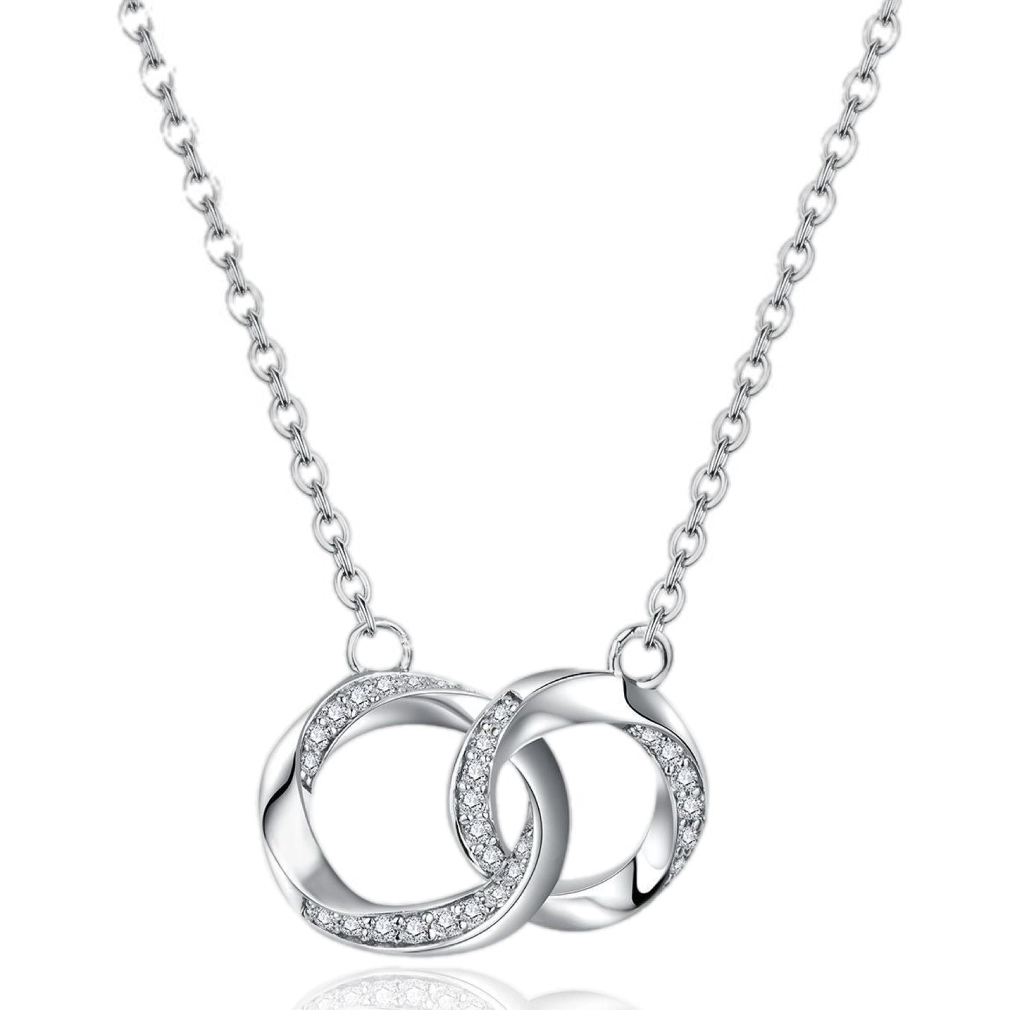 Eternal Embrace Moissanite Necklace