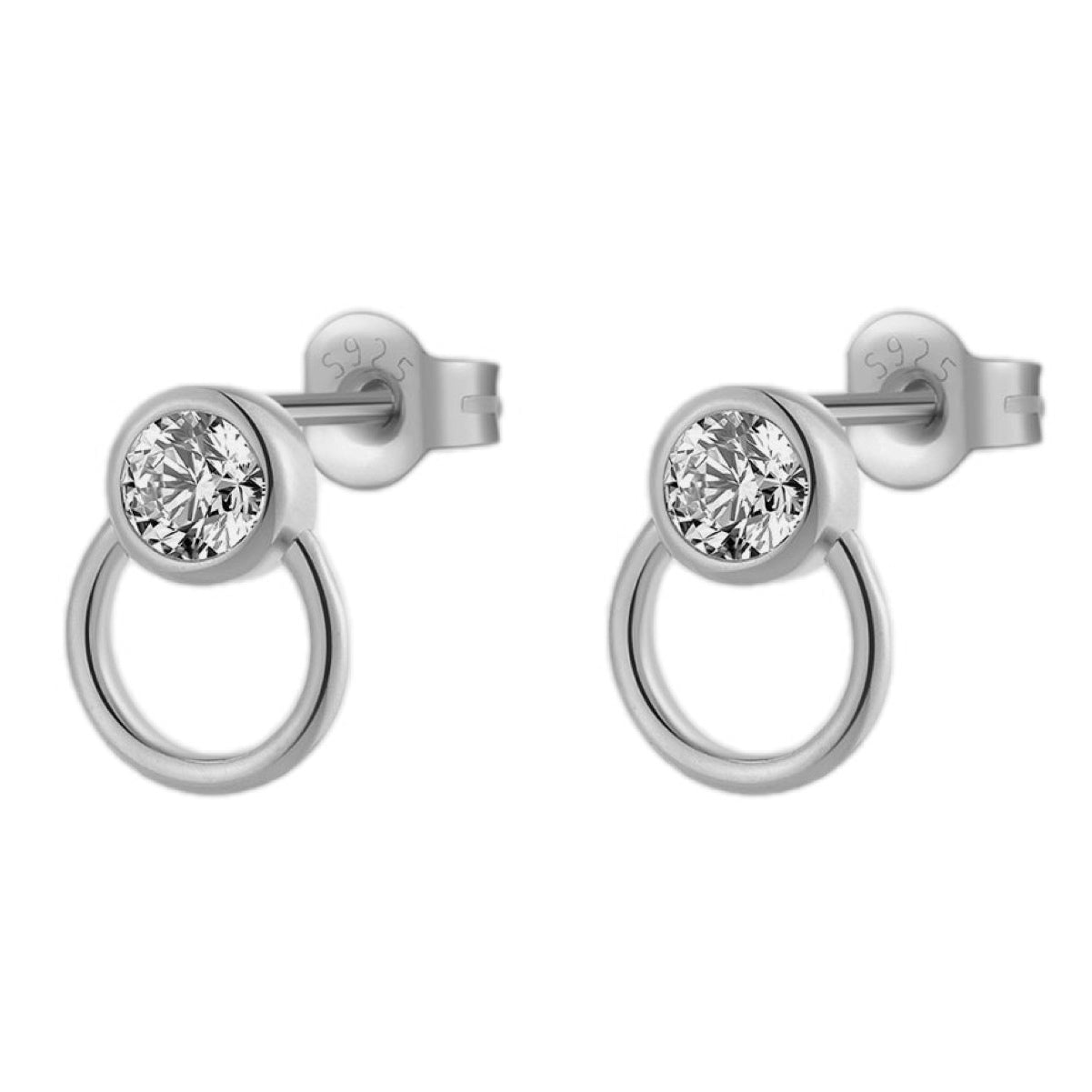 Orbiting Brilliance Zircon Studs