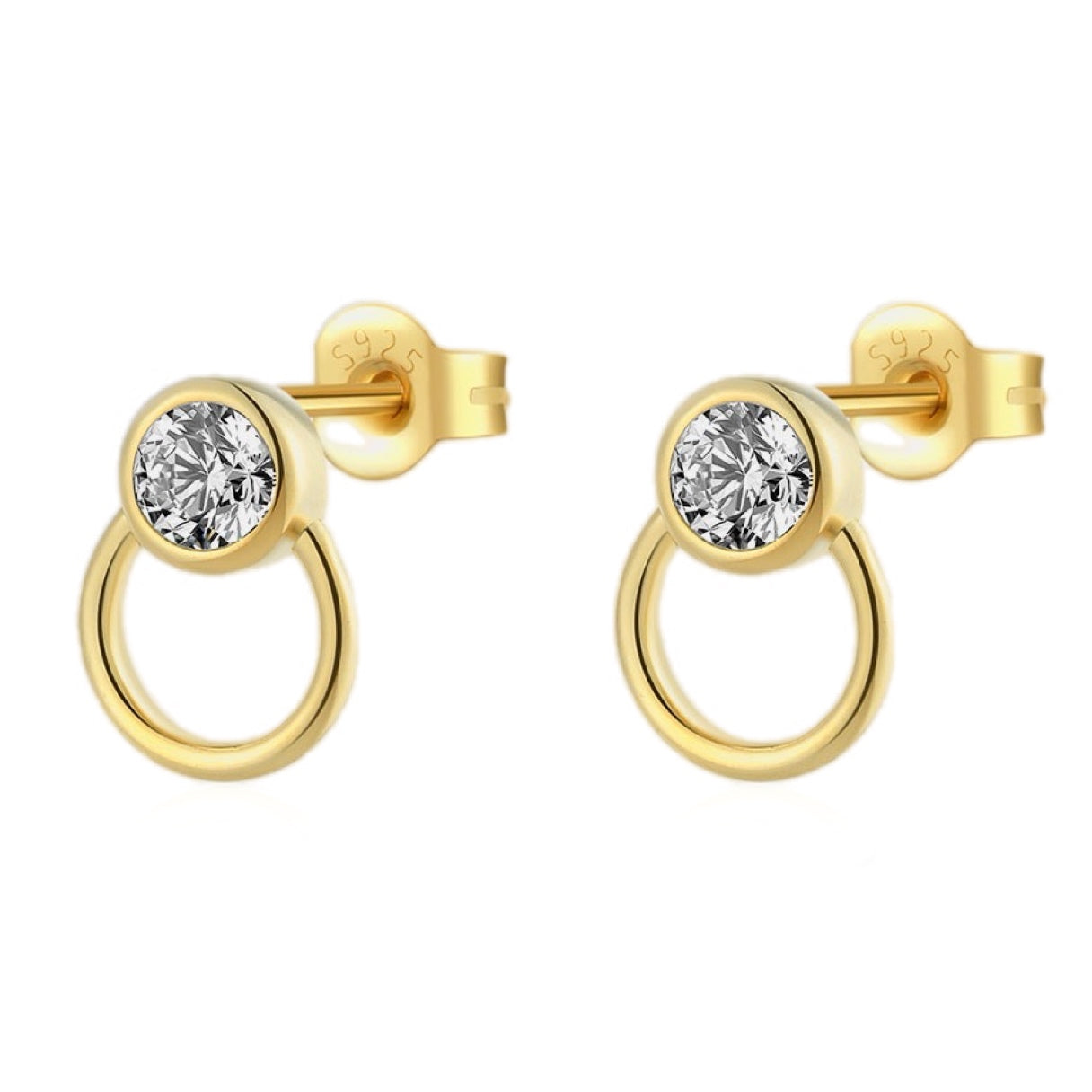 Orbiting Brilliance Zircon Studs