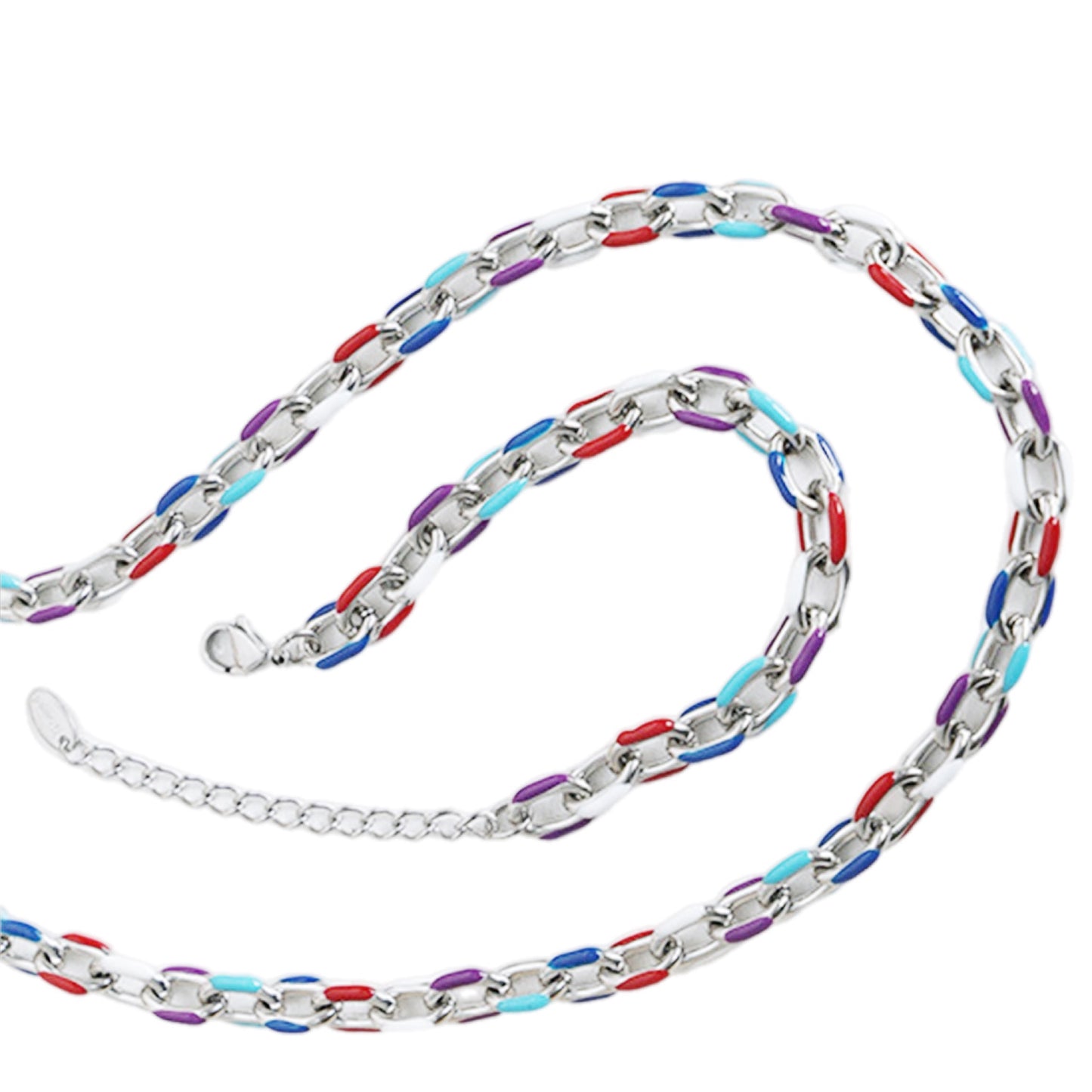 Vivid Chroma Chain Bracelet