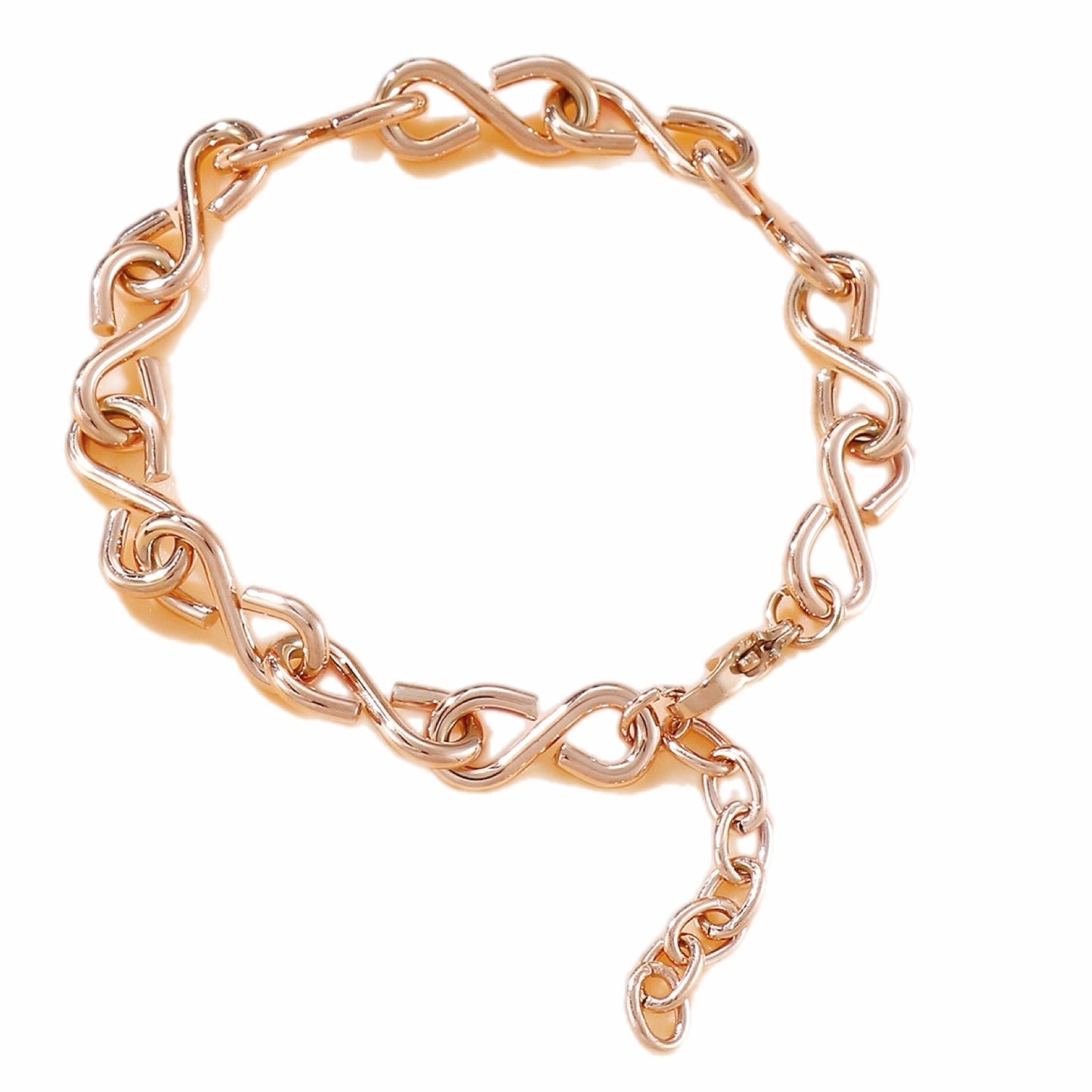 Stainless Steel Figure 8 Chain Link Bracelet