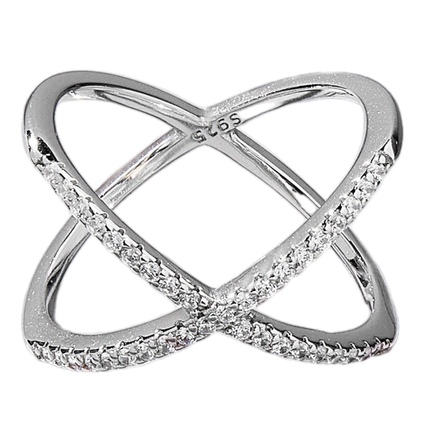 Infinity Shimmer Zircon Ring