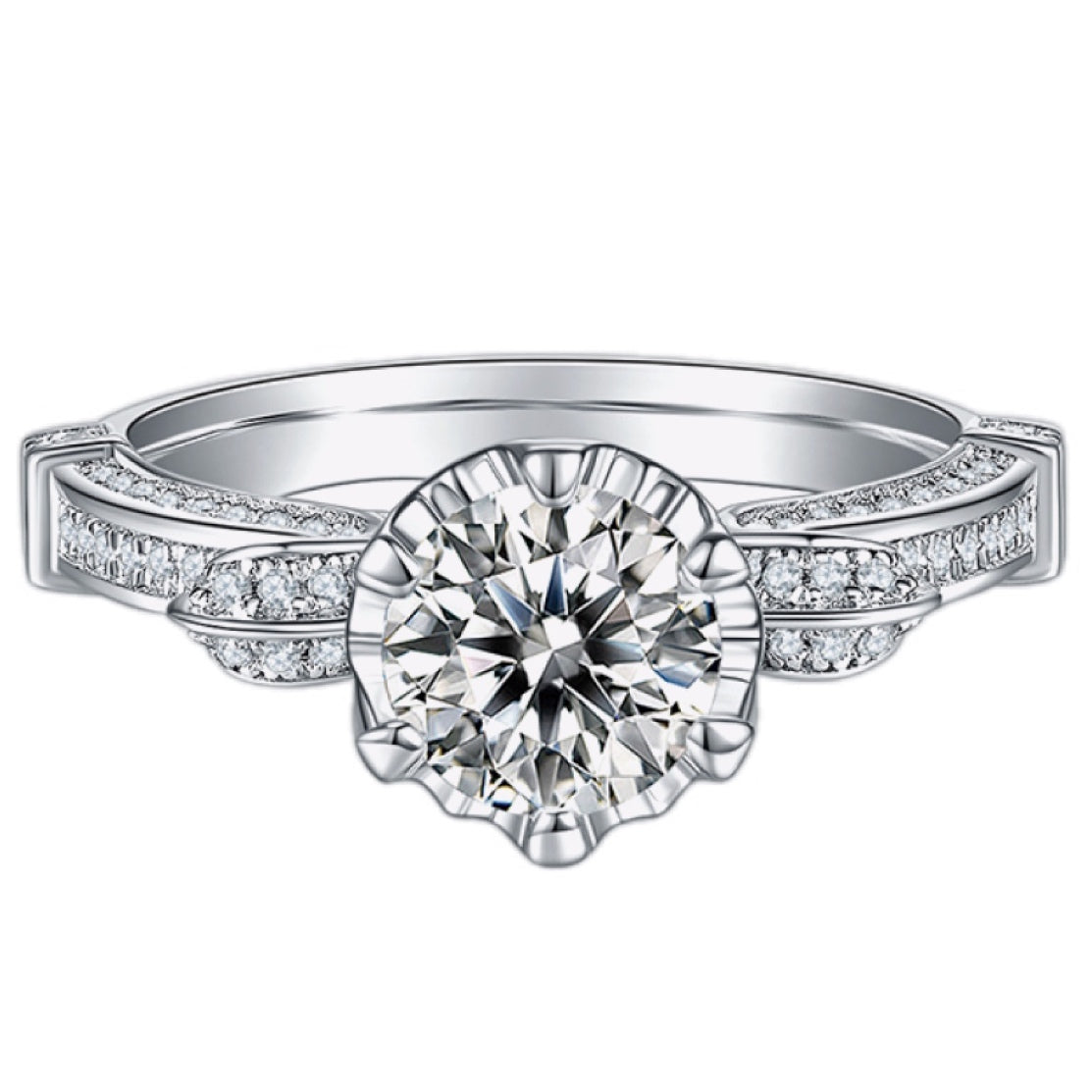 Eternal Radiance 1 Carat Moissanite Ring