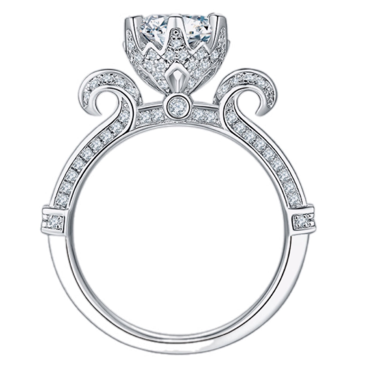 Eternal Radiance 1 Carat Moissanite Ring