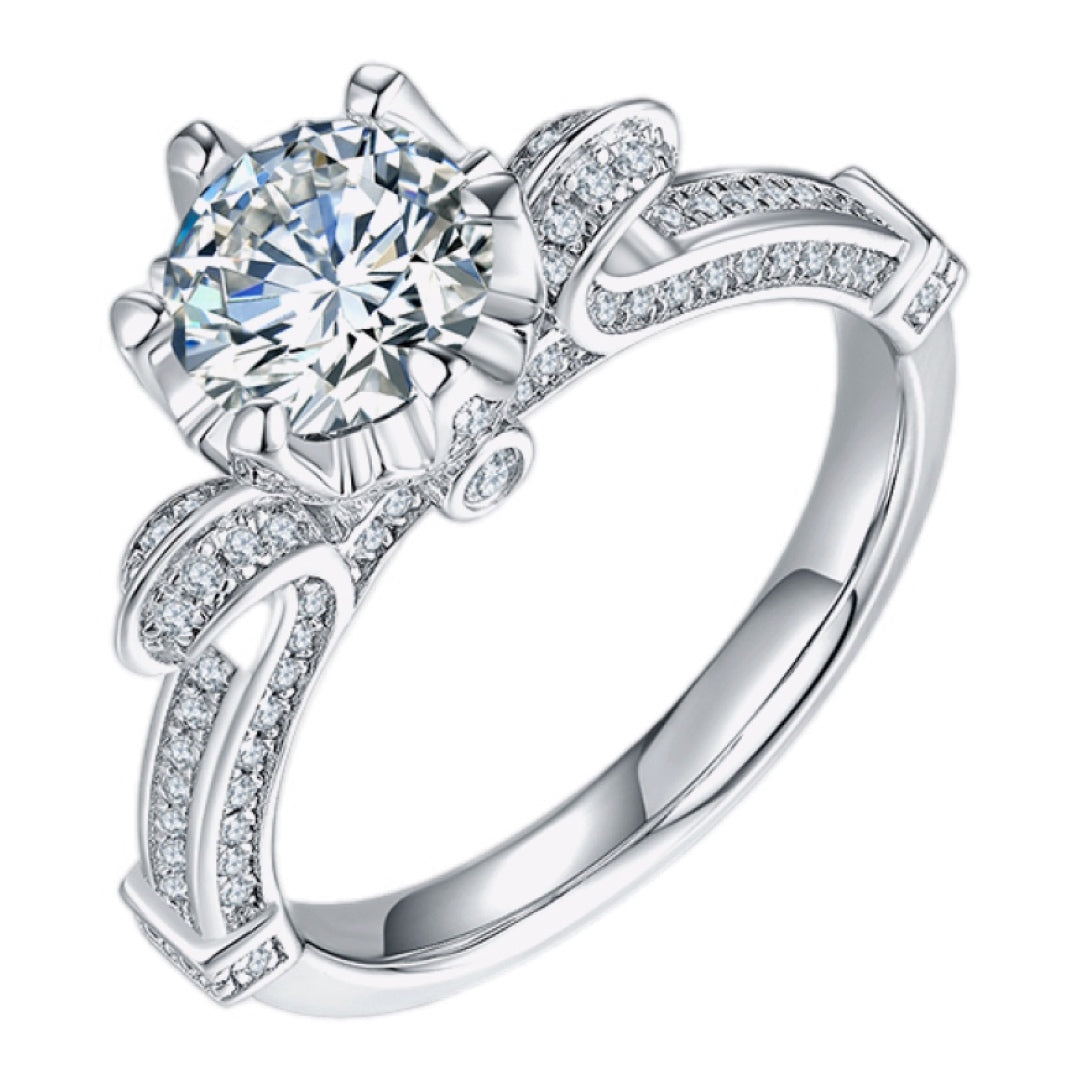 Eternal Radiance 1 Carat Moissanite Ring