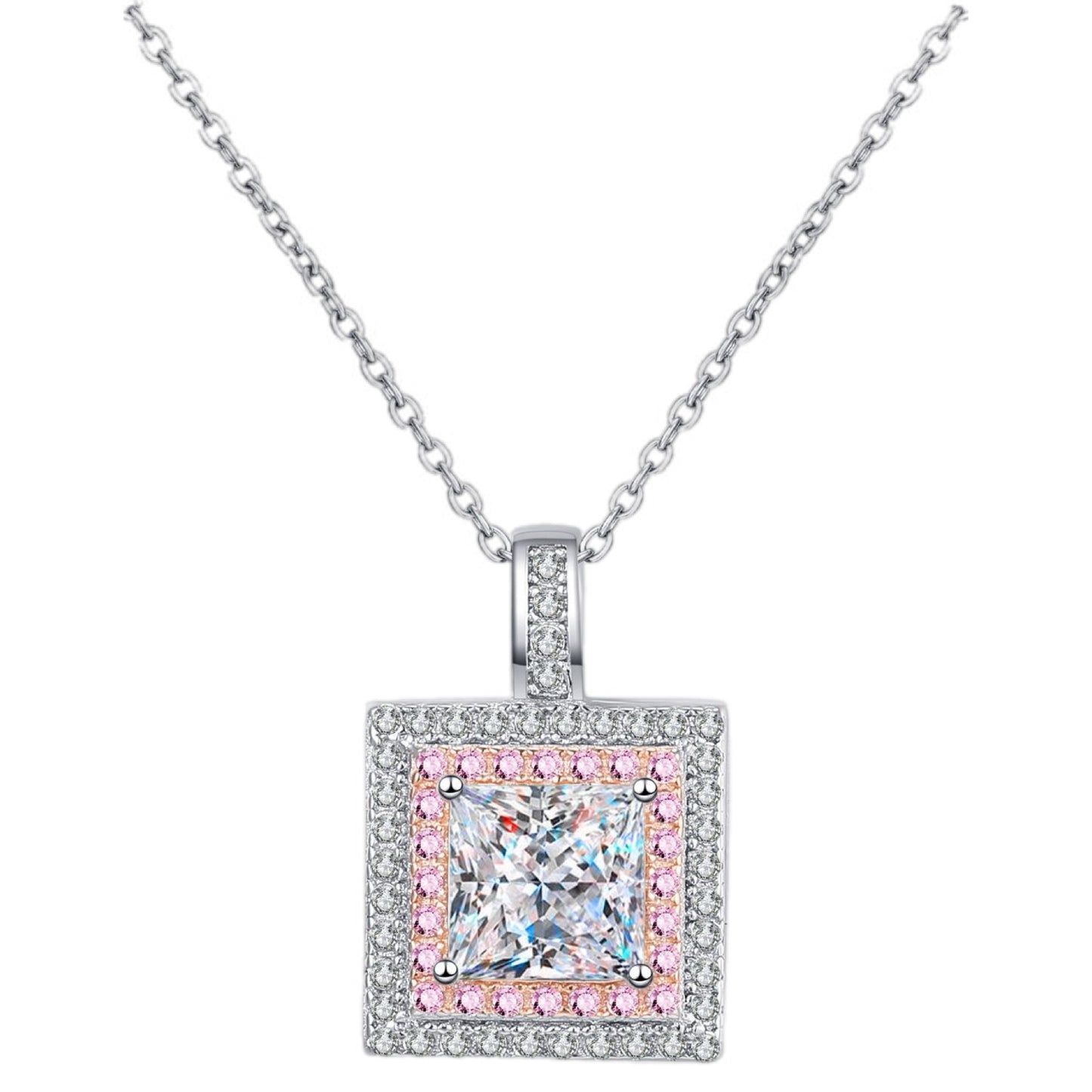 Roseate Gleam 1 Carat Moissanite Pendant