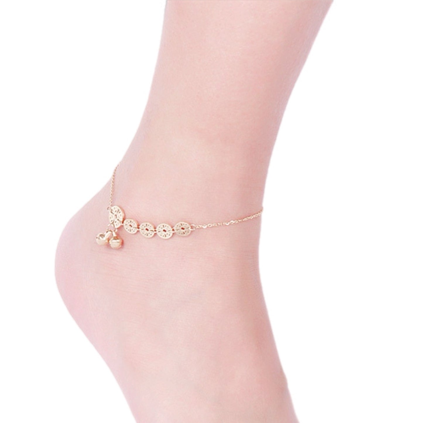 Coin Shape Anklet Bracelet