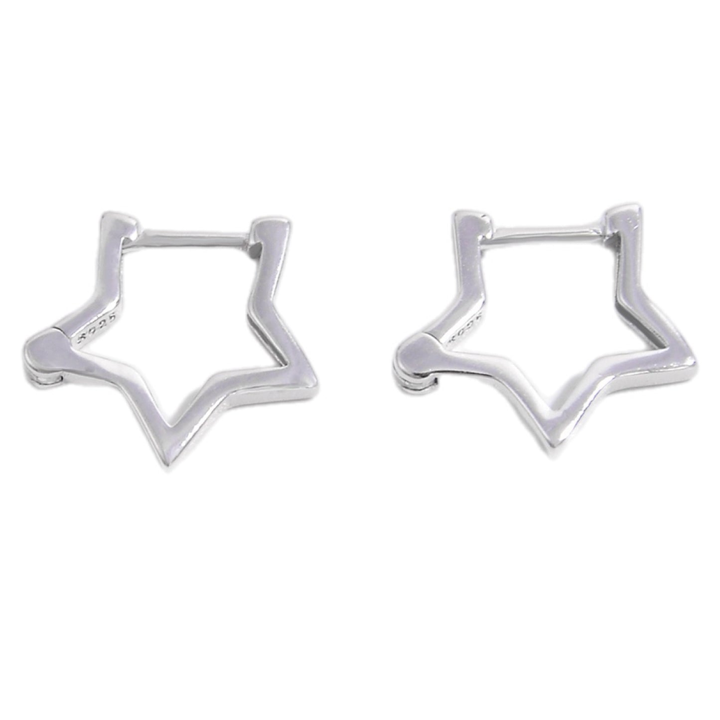 Sterling Sparkle Star Studs