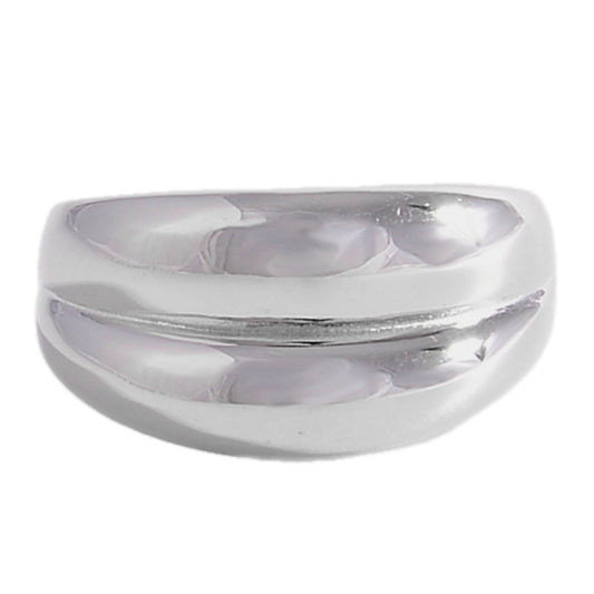 Silversmith's Swirl Bulging Band