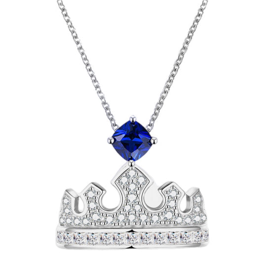 Regal Sapphire Coronation Necklace