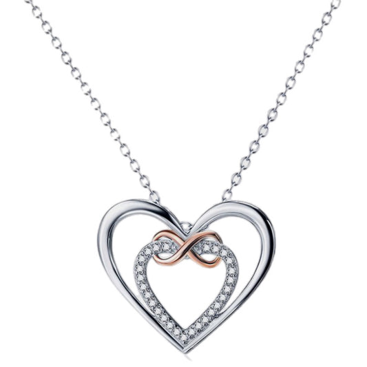 Entwined Hearts Elegance Necklace