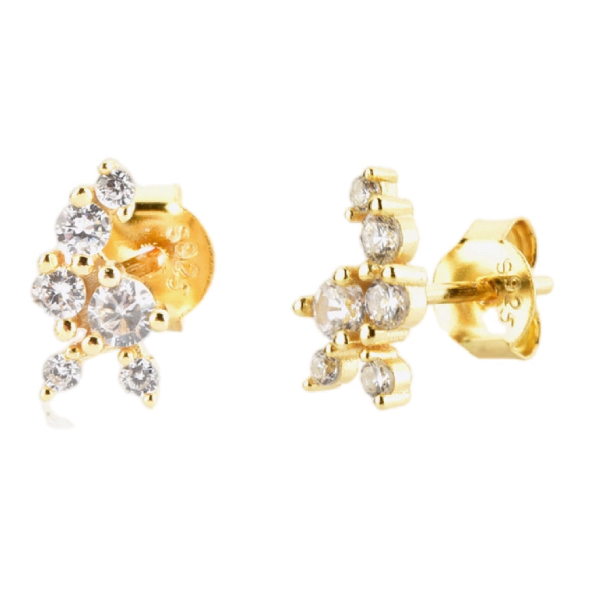 CZ Sterling Silver Stud Earrings