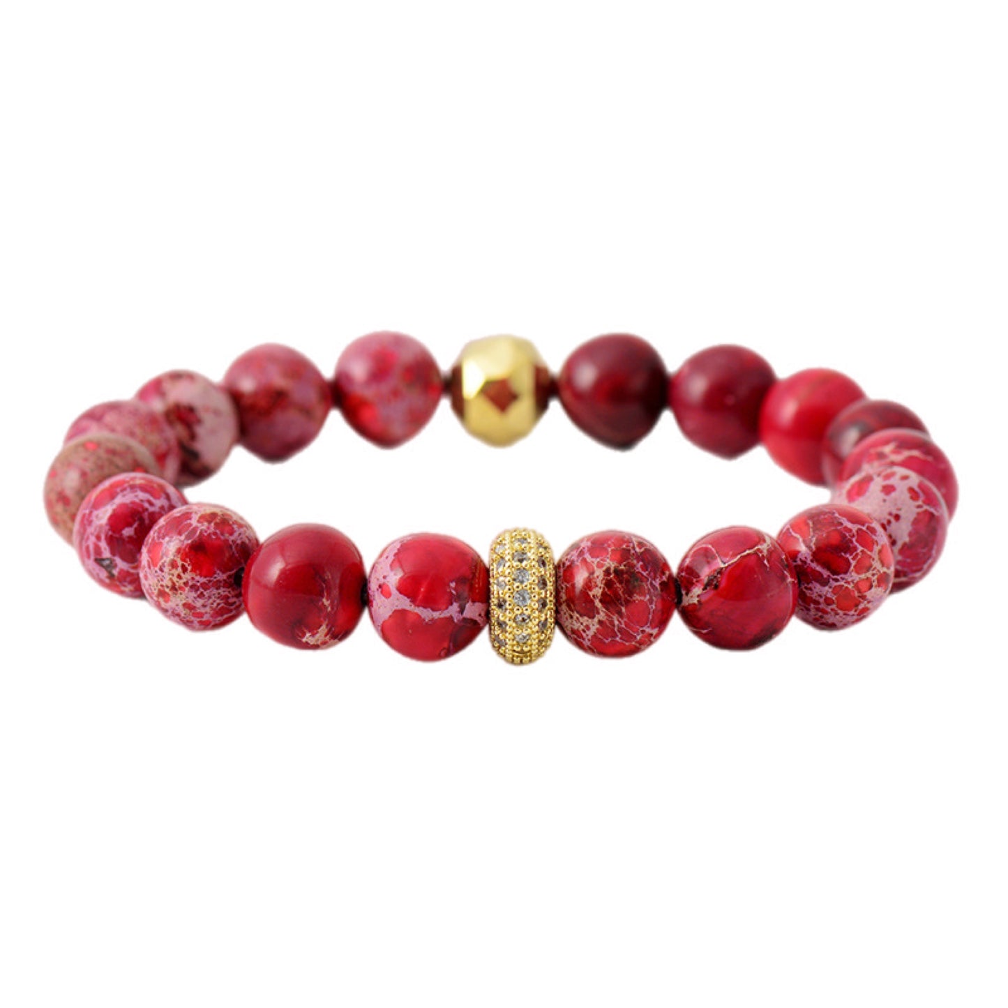 Natural Stone Beaded Bracelet