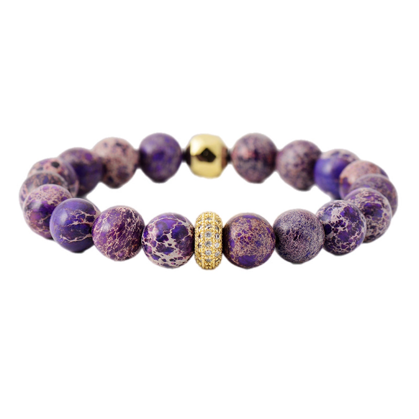 Natural Stone Beaded Bracelet